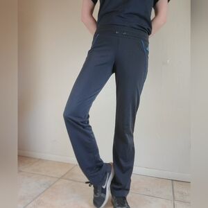 Adidas navy blue casual comfy athletic workout sweatpants size small